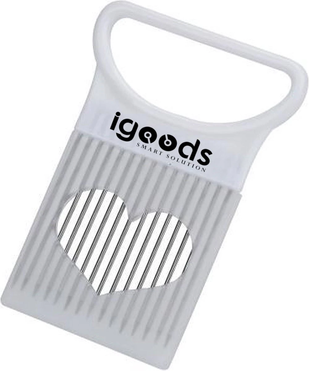 IGOODS - Coupe-oignons En Acier Inoxydable - Coupe-légumes - Pince à Viande - Grijs 3 IGOODS - Coupe-oignons En Acier Inoxydable - Coupe-légumes - Pince à Viande - Grijs