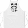 Awesome 75 Ans - Cadeau 75 Ans - Tablier De Cuisine Pouces - Coton - BBQ - Anniversaire - Blanc