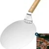 Kitchenz Pelle à Pizza Acier Inoxydable - Pelle à Pizza Pour BBQ - Manche Bois - 25,5 CM -Magasin D'Accessoires Pour Barbecue 1008x1200 1