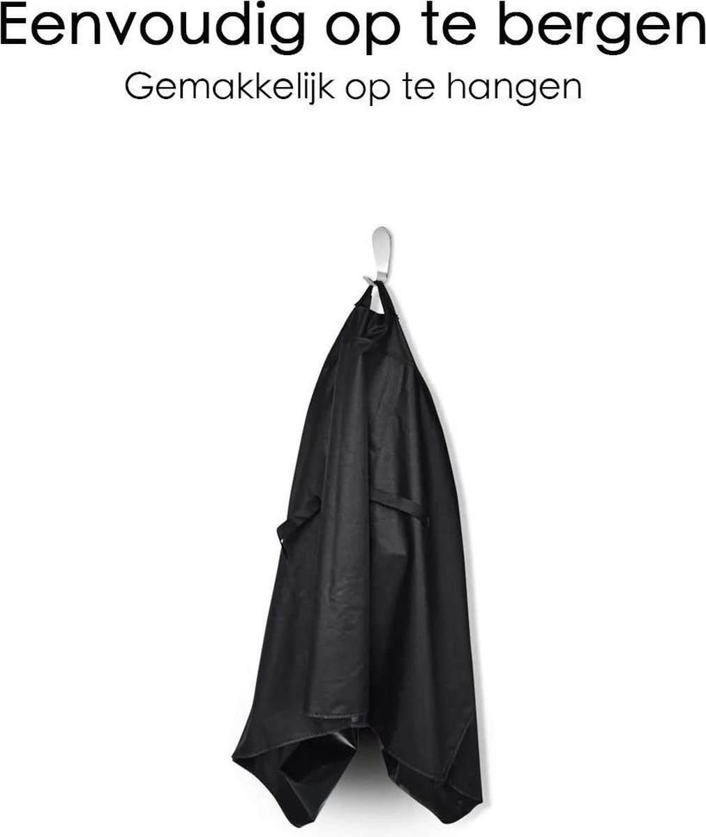 Housse De Barbecue - Imperméable - Réglable - 147x61x122cm - Zwart 6 Housse De Barbecue - Imperméable - Réglable - 147x61x122cm - Zwart – Image 4