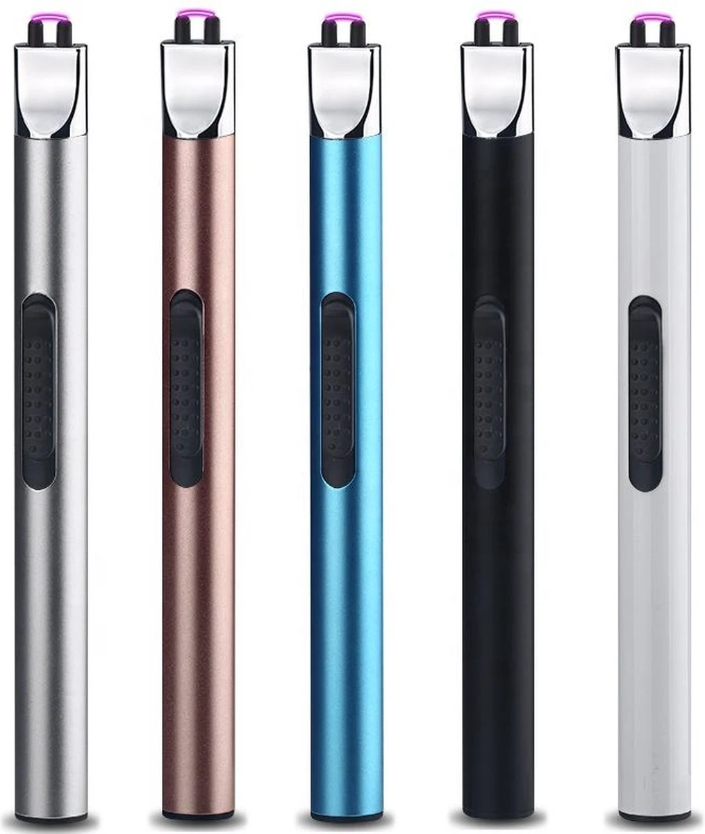 Staza - Briquet électrique Long Rechargeable - Briquet Plasma Durable - Emballage Cadeau Inclus - BBQ - Bougies - Grijs 6 Staza - Briquet électrique Long Rechargeable - Briquet Plasma Durable - Emballage Cadeau Inclus - BBQ - Bougies - Grijs – Image 4