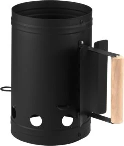 MaxxGarden Cheminée D'allumage Charbon De Bois - Cheminée D'allumage Briquette De Démarrage Métal - 27x16cm