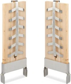 Relaxdays Planche Fumoir Saumon - Lot De 2 - XL - Bois De Cèdre - Planche Saumon - Barbecue - Nature