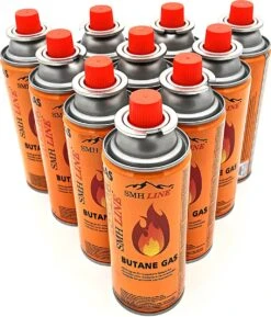 Bouteilles De Gaz Pour Cuisinière Unilight - 10 Pièces - Gaz Butane - Cartouche De Gaz Cartouches De Gaz Butane - Bouteilles De Gaz Pour Réchaud De Camping 10x Cartouches De Gaz (forfait Avantage)
