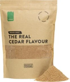 Smokin' Flavours | Copeaux De Fumage | Cèdre | 1 500 Ml | Bois De Fumage