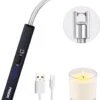 PENDEI Briquet électrique Rechargeable USB Avec Indicateur De Batterie LED Cou Flexible 360 Degrés Coupe-vent Pour Bougies Barbecue Feux D'artifice Cuisinière à Gaz Cuisine Camping -Magasin D'Accessoires Pour Barbecue 1029x1200 2