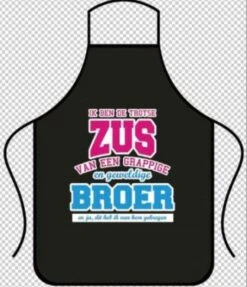 Tablier De Cuisine Réglable - Cadeau Frère Pour Soeur - Taille Unique - Rigolo - Reconnaissant