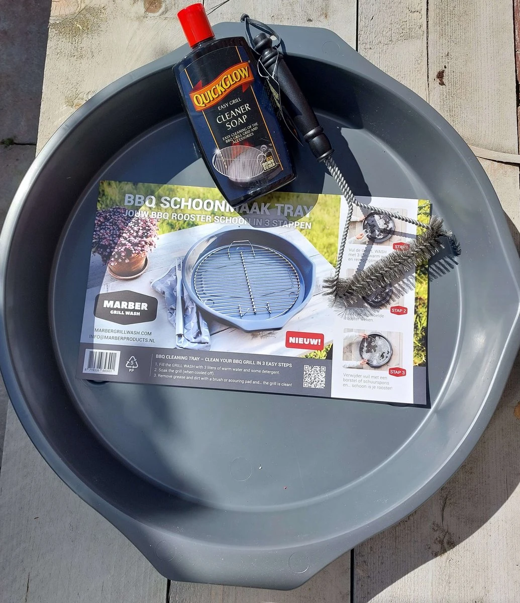 Cleaner PRODUCTS - Kit De Nettoyage Pour BBQ : GRILL WASH + Brosse De Nettoyage Triangulaire + Savon Nettoyant (500 Ml) - Pour BBQ Jusqu'à 49 Cm 3 Cleaner PRODUCTS - Kit De Nettoyage Pour BBQ : GRILL WASH + Brosse De Nettoyage Triangulaire + Savon Nettoyant (500 Ml) - Pour BBQ Jusqu'à 49 Cm