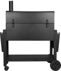 NATERIAL - Barbecue à Charbon KING SIZE - 15 Personnes - H.129 X L.175 X P.65 Cm - Acier émaillé - Zwart - Chariot Grill - Barbecue Angulaire -Magasin D'Accessoires Pour Barbecue 1045x1200