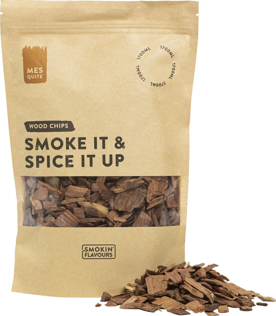 Smokin' Flavours | Copeaux De Fumée | Mesquite | 1700 Ml | Bois De Fumage 3 Smokin' Flavours | Copeaux De Fumée | Mesquite | 1700 Ml | Bois De Fumage