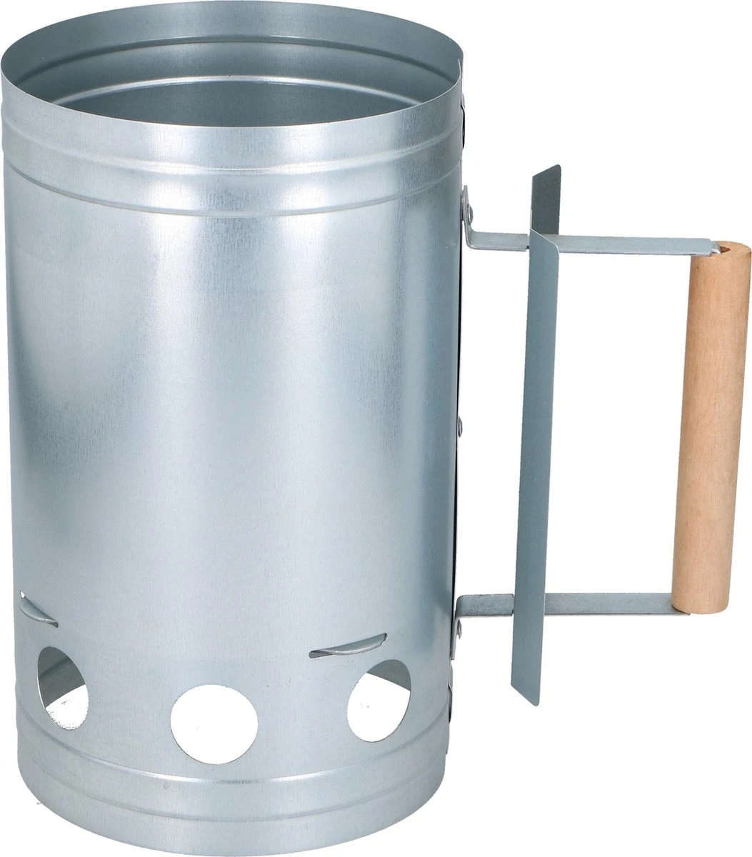 Démarreur Barbecue Alpina - Avec Manche En Bois - Pour Charbon De Bois De Bois Ou Briquettes - Métal 3 Démarreur Barbecue Alpina - Avec Manche En Bois - Pour Charbon De Bois De Bois Ou Briquettes - Métal