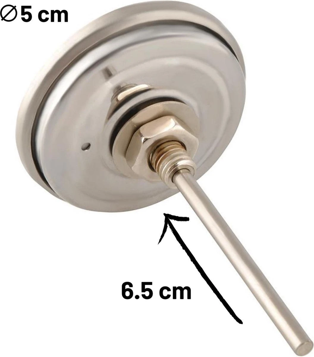 Thermomètre BBQ Orange85 - Barbecue - Viande - 3 Positions - Jusqu'à 250 Degrés 5 Thermomètre BBQ Orange85 - Barbecue - Viande - 3 Positions - Jusqu'à 250 Degrés – Image 3