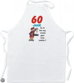 Mine Present - Tablier - Tablier De Cuisine - 60 Ans Et Je Ne Peux Pas Encore Cuire Un œuf