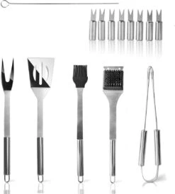 Decopatent® Ensemble D'outils De Barbecue De 22 Pièces Dans Un étui De Transport - Set' Accessoires De Barbecue - Pince à BBQ Spatule Couteau Fourchette Brosse Brochette 19 Decopatent® Ensemble D'outils De Barbecue De 22 Pièces Dans Un étui De Transport - Set' Accessoires De Barbecue - Pince à BBQ Spatule Couteau Fourchette Brosse Brochette -Magasin D'Accessoires Pour Barbecue 1080x1200 2