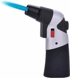 Prof Trigger Torch Argent- Brander à Crème Brûlée - Briquet - Brûleur à Gaz - Briquet à Feux D'artifice