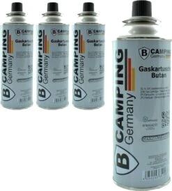 Lot Discount De 4x Bouteille Benson Camping Gaz Butane / Remplissage Gaz De 227 Grammes - Cuisinière / Désherbant