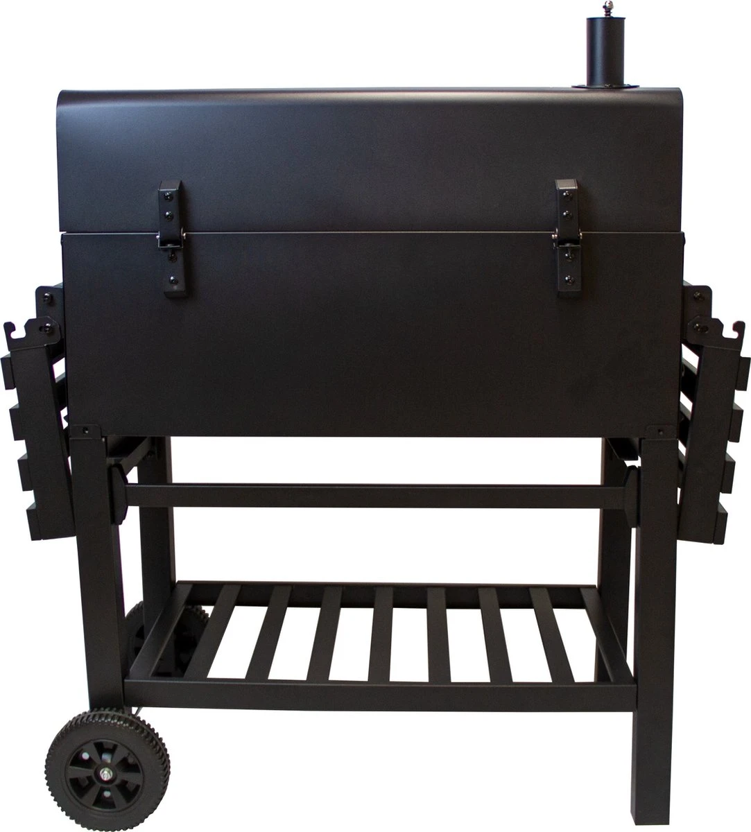 BBQ Grill XXL Fumoir Fumoir - Barbecue à Charbon De Bois De Jardin - Y Compris Housse De Pluie Brosse Métallique Espace De Rangement Pliable 8 BBQ Grill XXL Fumoir Fumoir - Barbecue à Charbon De Bois De Jardin - Y Compris Housse De Pluie Brosse Métallique Espace De Rangement Pliable – Image 6