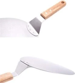 Pelle à Pizza Ronde En Acier Inoxydable Pour Barbecue Ou Four - Manche En Bois 25cm Pelle à Pizza - Spatule à Pizza - Spatule - Pelle à Gâteau -Magasin D'Accessoires Pour Barbecue 1092x1200 4