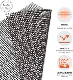 New Age Devi - 3 Pièces De Tapis De BBQ En Téflon Antiadhésif 33x40cm -Magasin D'Accessoires Pour Barbecue 1094x1200 5