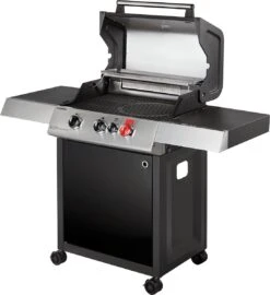 Barbecue à Gaz Enders Colorado 3 I Turbo - Barbecue à Gaz - BBQ - Zwart - Surface De Cuisson 62x43 Cm - Grille De Cuisson En Fonte -Magasin D'Accessoires Pour Barbecue 1096x1200