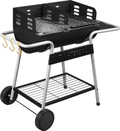 NATERIAL - Barbecue à Charbon ICARUS - Chariot 10 Personnes - H.92 X L.110 X P.61 Cm - Acier Peint - Zwart - BBQ Angulaire Sans Couvercle 29 NATERIAL - Barbecue à Charbon ICARUS - Chariot 10 Personnes - H.92 X L.110 X P.61 Cm - Acier Peint - Zwart - BBQ Angulaire Sans Couvercle -Magasin D'Accessoires Pour Barbecue 1097x1200 1