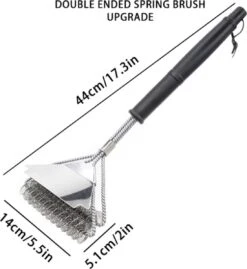 Brosse à BBQ Avec Grattoir - Brosse à Barbecue Multifonctionnelle - Avec Grattoir - Extra Solide - Sans Poils - Nettoyant Pour Grille - Outils Pour Barbecue Grillmaster -Magasin D'Accessoires Pour Barbecue 1100x1200 2