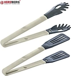 Herzberg Cooking HG-2N1CK4GRE : Pince à Vaisselle En Nylon Gris 2 En 1 -Magasin D'Accessoires Pour Barbecue 1118x1200 5