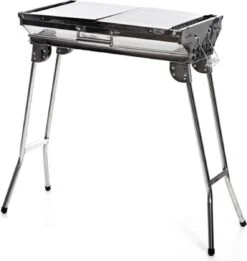 Bbq - Bbq De Camping - Barbecue - Acier Inoxydable - Bbq Pliable - Bbq Charbon De Bois - Étagères Latérales Multifonctionnelles -Magasin D'Accessoires Pour Barbecue 1137x1200