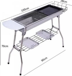 Borvat® | Barbecue Et Friture Barbecue à Dual Usage | Barbecue Au Charbon Extérieur Portable | Convient Pour 5 à 10 Personnes En Marche, Pique-nique, Camping, Barbecue. -Magasin D'Accessoires Pour Barbecue 1138x1200