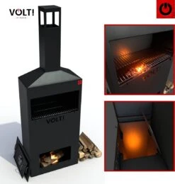 VOLT! Dutch Fire Oven BBQ Grill - Smoker Barbecue - Smoke Box Outdoor Kitchen - Barbecue à Charbon De Bois - Four Extérieur - Grille De BBQ - Zwart -Magasin D'Accessoires Pour Barbecue 1141x1200 1
