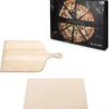 Navaris XL Pour Four, Grill Et Barbecue - Assiette à Pizza Rectangulaire 38 X 30 Cm - Set Avec Pelle à Pizza - Céramique émaillée 1 Navaris XL Pour Four, Grill Et Barbecue - Assiette à Pizza Rectangulaire 38 X 30 Cm - Set Avec Pelle à Pizza - Céramique émaillée -Magasin D'Accessoires Pour Barbecue 1141x1200 2