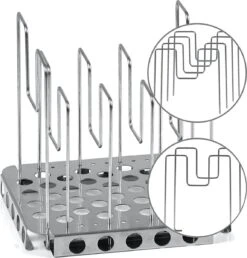 Grille Mahlzeit Sous Vide En Acier Inoxydable, Avec 6 Supports, Cadre Professionnel Réglable, Cadre Vertical Pour La Cuisson, Support De Côtes Levées, Idéal Pour Le Poisson Et La Viande, Sous Vide -Magasin D'Accessoires Pour Barbecue 1150x1200 1