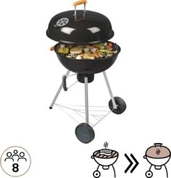 NATERIAL - Barbecue à Charbon PHOENIX ALPHA - 8 Personnes - Ø 57 Cm - H. 97 Cm - Acier émaillé - Zwart - Barbecue Boule 19 NATERIAL - Barbecue à Charbon PHOENIX ALPHA - 8 Personnes - Ø 57 Cm - H. 97 Cm - Acier émaillé - Zwart - Barbecue Boule -Magasin D'Accessoires Pour Barbecue 1150x1200