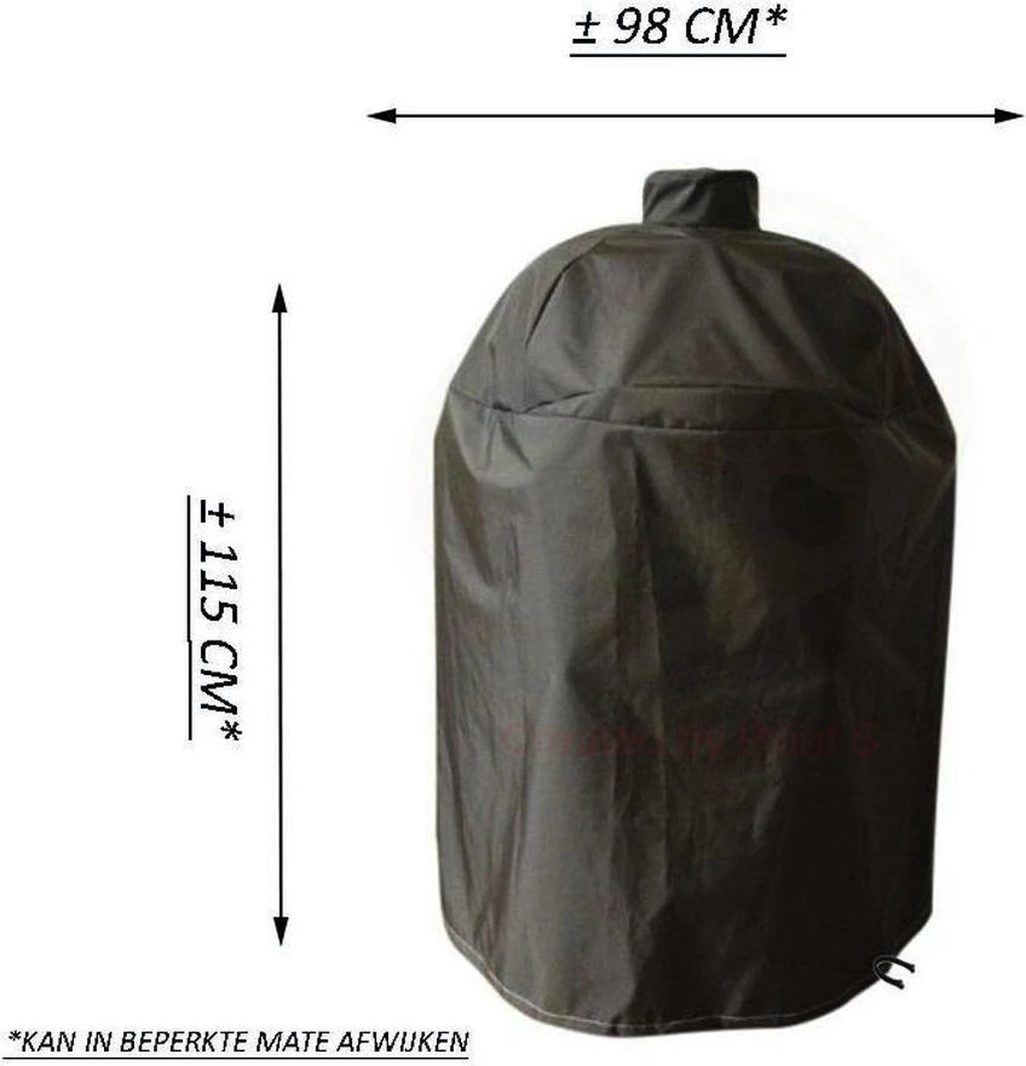 Kamado BBQ Grande Housse De Protection Jusqu'à 25 Pouces - Couverture Noire Grande - Big Green Egg, Grill Guru, Kamado Joe Classic, Patton, The Bastard, Takumi, Tarrington House Entre Autres 4 Kamado BBQ Grande Housse De Protection Jusqu'à 25 Pouces - Couverture Noire Grande - Big Green Egg, Grill Guru, Kamado Joe Classic, Patton, The Bastard, Takumi, Tarrington House Entre Autres – Image 2