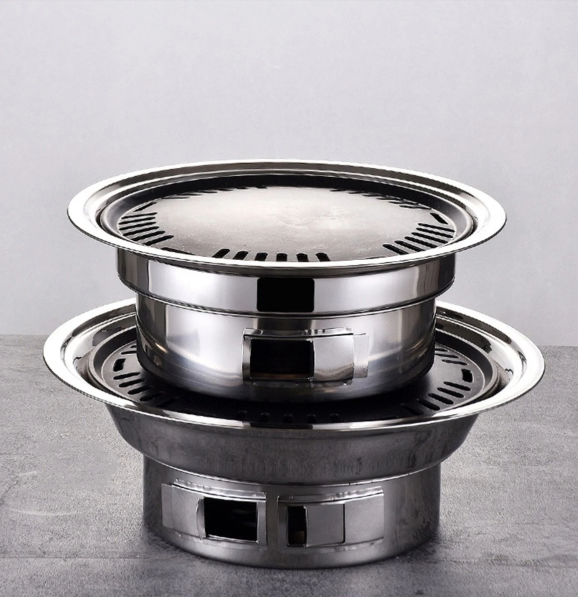 BBQ Coréen Portable - Charbon De Bois - Ustensiles De Cuisson - Revêtement Antiadhésif En Acier Inoxydable - Poêle à Charbon Portable Avec Plaque Chauffante - BBQ De Camping En Plein Air 7 BBQ Coréen Portable - Charbon De Bois - Ustensiles De Cuisson - Revêtement Antiadhésif En Acier Inoxydable - Poêle à Charbon Portable Avec Plaque Chauffante - BBQ De Camping En Plein Air – Image 5