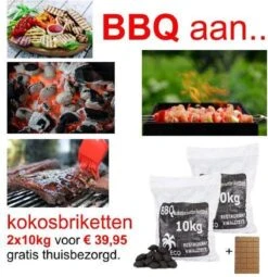 Briquettes De Noix De Coco 2x10kg + Allume-feu Gratuits / Briquettes De Noix De Coco / Briquettes De Noix De Coco Prodica Holland -Magasin D'Accessoires Pour Barbecue 1164x1200 3