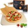Pierre à Pizza Amazy Avec Pelle à Pizza Et Accessoire - La Pierre à Pain Ultra Résistante à La Chaleur Donne à Votre Pizza Le Goût Italien Original De La Pizza Au Four En Pierre Croustillante Et Tendre (38 X 30 X 1,5 Cm) -Magasin D'Accessoires Pour Barbecue 1183x1200 3