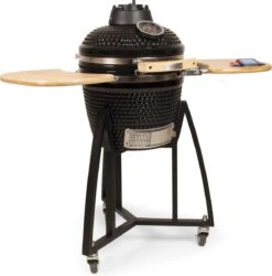 Patton - Kamado 16 - Premium Black - Barbecue En Céramique - Avec Indicateur De Température à Cœur Bluetooth - éclairage LED - Moyen - Complet - Noir -Magasin D'Accessoires Pour Barbecue 1184x1200 1