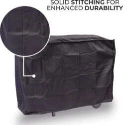 MaxxGarden BBQ Cover - Housse Pour Barbecue Rectangulaire - Noir - 125x62x95 Cm -Magasin D'Accessoires Pour Barbecue 1185x1200 10