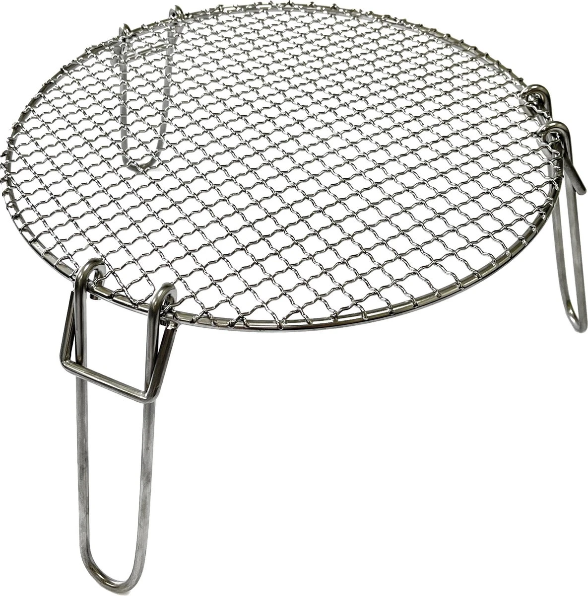 Valhal Outdoor - Réhausseur De Casseroles / Grille De Gril 34cm - Acier Inoxydable, Pieds Pliables, VH.STAND 3 Valhal Outdoor - Réhausseur De Casseroles / Grille De Gril 34cm - Acier Inoxydable, Pieds Pliables, VH.STAND