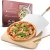 Liebspecht® Pierre à Pizza Et Poussoir à Pizza De Haute Qualité [FREE BRUSH] - Convient Au Four, Au Gril Et Au Gril à Gaz - Ensemble De Pierre à Pizza Pour Pizza Comme Dans Le Restaurant Italien - Pierre à Pain - Résistant à La Chaleur -Magasin D'Accessoires Pour Barbecue 1186x1200 3