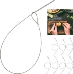 Relaxdays 8 Pièces - Brochettes De Légumes 78 Cm - Brochette Barbecue - Acier Inoxydable - Flexible