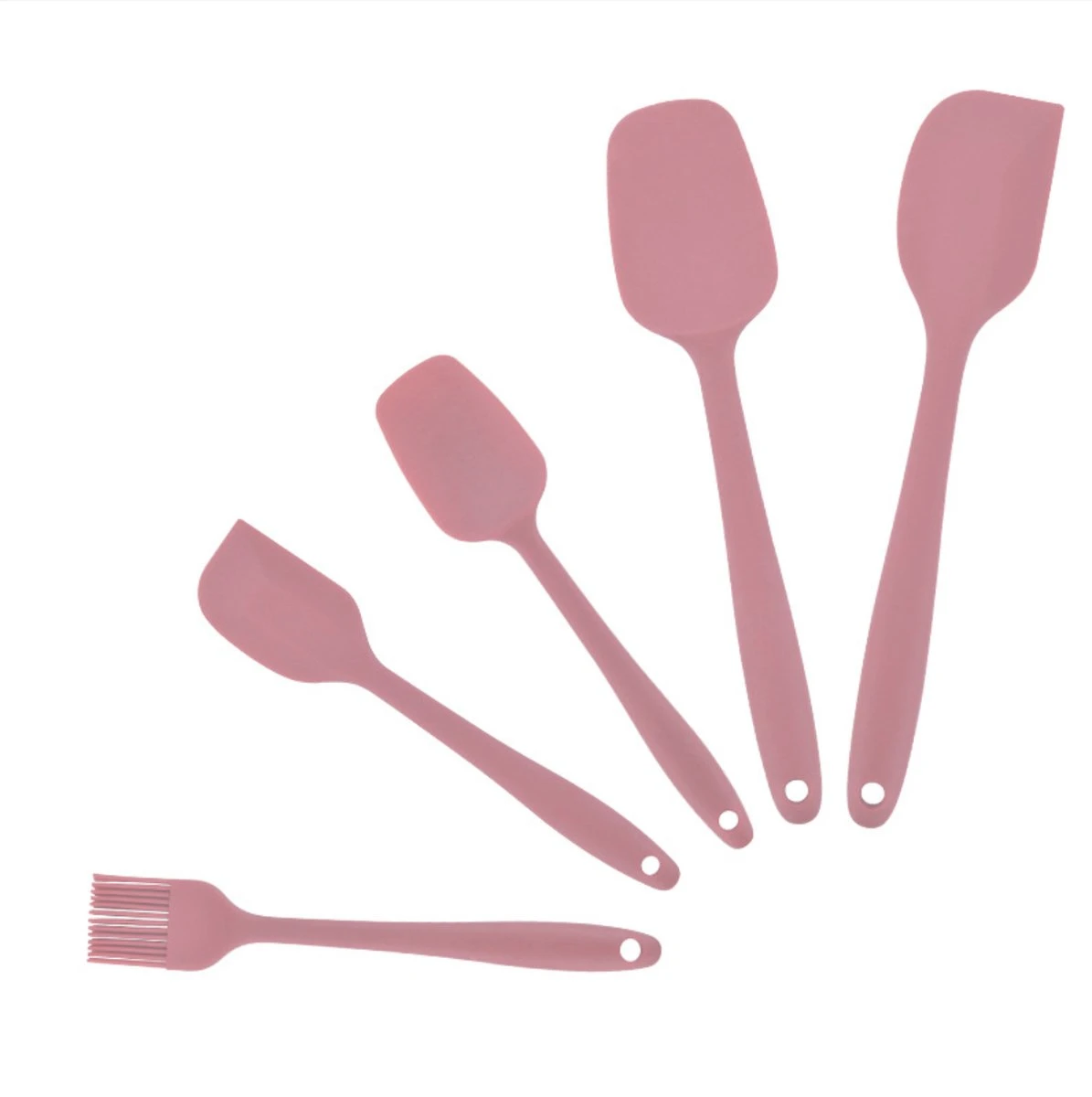 Clins D'oeil | Set De 5 Spatules En Siliconen | Rose Pastel | Cuisine, Pâtisserie, Aide De Cuisine, Cuillère 3 Clins D'oeil | Set De 5 Spatules En Siliconen | Rose Pastel | Cuisine, Pâtisserie, Aide De Cuisine, Cuillère