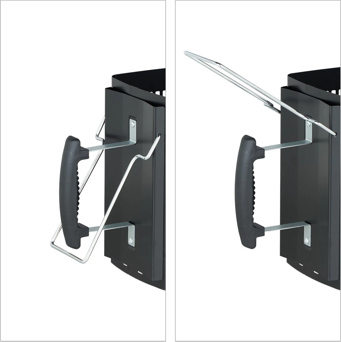 Allumeur De Briquettes Relaxdays - Avec Poignée - Allume-charbon - Barbecue - Fer - Noir 9 Allumeur De Briquettes Relaxdays - Avec Poignée - Allume-charbon - Barbecue - Fer - Noir – Image 7