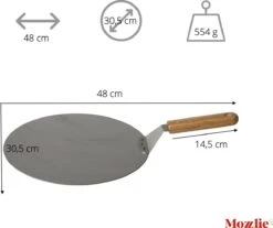Pelle à Pizza 30 Cm Pour Four Ou BBQ - Ronde - Métal - Avec Manche En Bois 9 Pelle à Pizza 30 Cm Pour Four Ou BBQ - Ronde - Métal - Avec Manche En Bois -Magasin D'Accessoires Pour Barbecue 1200x1007 2