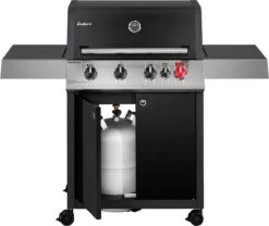 Barbecue à Gaz Enders Colorado 4 I Turbo - Barbecue - Noir - Surface De Cuisson 74 X 43 Cm - 4 Brûleurs En Acier Inoxydable - Fonte