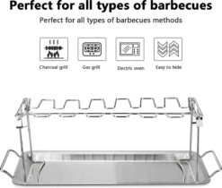 Doodadeals® | Poussin Grillé De Premium Supérieure | ACIER INOXYDABLE | Pour 12 Pilons De Kip | Marinade Et Plat De Service 11 Doodadeals® | Poussin Grillé De Premium Supérieure | ACIER INOXYDABLE | Pour 12 Pilons De Kip | Marinade Et Plat De Service -Magasin D'Accessoires Pour Barbecue 1200x1019 1