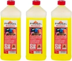 Pâte à Feu En Bouteille - 3 Litres - Gel De Feu - Faire Du Gel Pour Barbecue - Fournitures D'accessoires Pour Barbecue