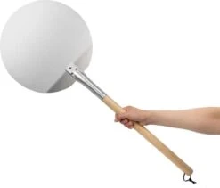 Pelle à Pizza Decopatent® - Pelle à Pizza Ronde Avec Manche Long En Bois (80cm) - Spatule à Pizza Bois / Acier Inoxydable Métal - ROND 14 Pelle à Pizza Decopatent® - Pelle à Pizza Ronde Avec Manche Long En Bois (80cm) - Spatule à Pizza Bois / Acier Inoxydable Métal - ROND -Magasin D'Accessoires Pour Barbecue 1200x1023 3