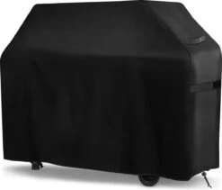 Housses De Barbecue NASUM-Housse De BBQ -VĂȘtement De Pluie Pour Meubilair-Ătanche-Coupe-Vent-Protection UV-150*63*119cm- Zwart